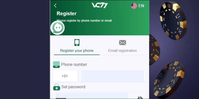 You need to be 18 years old to register an account